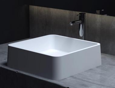  Раковина Salini Gloria S-Stone, матовый, RAL снаружи 415x415	