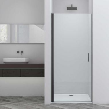 Душевая дверь Alpha VDP-3AL700CLGM, вороненая сталь, стекло прозрачное Vincea VDP-3AL700CLGM	