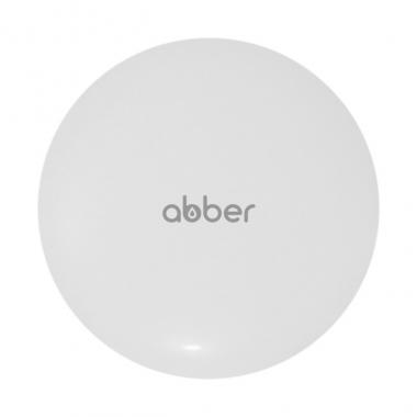 Накладка на слив для раковины ABBER AC0014MW белая матовая, керамика	