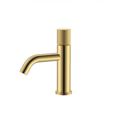 Смеситель STICK для умыв. низ. GOLD SPIRALE	