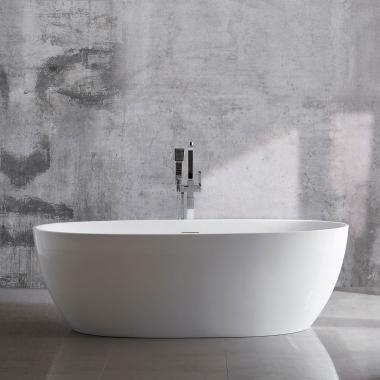 Ванна акриловая Vincea VBT-405-1860, 1860*885*605, цвет белый, щелевой перелив	