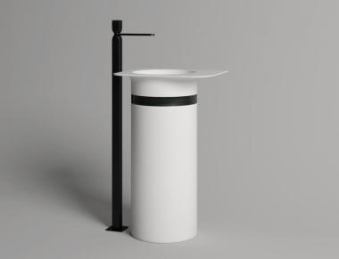  Раковина Salini Ninfea S-Stone, матовый 545x447	