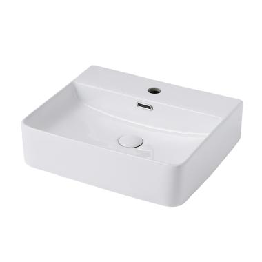 Раковина накладная ABBER Rechteck AC2203 белая	