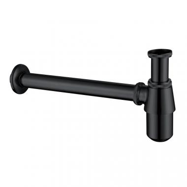 Сифон для раковины ABBER AF0032B черный матовый	