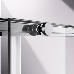 Душевой уголок Slim-N VSR-4SN9011CL, 1100*900, хром, стекло прозрачное