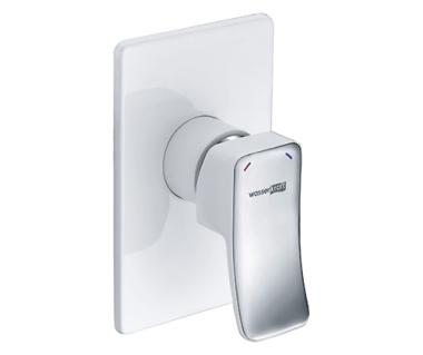 Однорычажный смеситель для душа Wasserkraft Aller 1060WHITE 10651W	