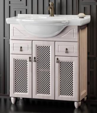 Мебель для ванной тумба Opadiris Тибет 70 белый	