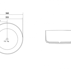 Раковина накладная ABBER Bequem AC2108MRG розовое золото матовое