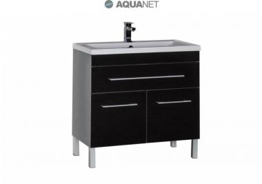 Мебель для ванной тумба Aquanet Верона 90 черная 182709	