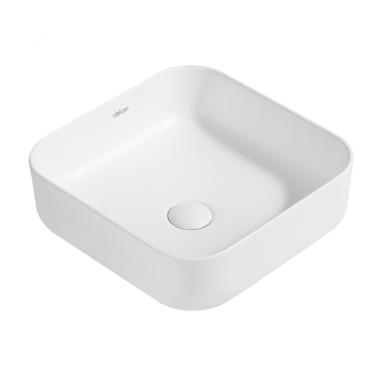 Раковина накладная ABBER Rechteck AC2211MW белая матовая	
