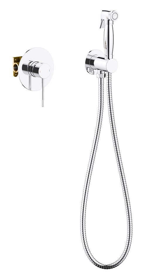 Смеситель Timo Saona 2389/00SM встроенный с гигиеническим душем, хром