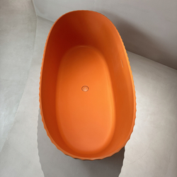 Ванна из искусственного камня ABBER Stein AS9684MO оранжевая матовая