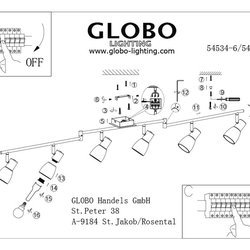 Спот Globo Lighting 54538-6 Raider i