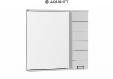  Зеркало Aquanet Доминика 90 L LED белое 171920	