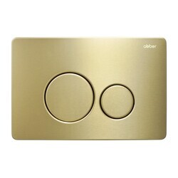Комплект подвесной унитаз ABBER Rechteck AC1201MB черный матовый с инсталляцией AC0105 и кнопкой AC0121MMG золото матовое