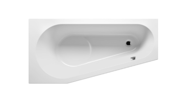 Отдельно стоящая ванна Riho Delta 150 right - plug&amp;play	