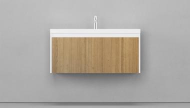 Мебель для ванной тумба Velvex Klaufs 100.1Y (шатанэ/белый) (tpKLA.100.1Y-617.216)	