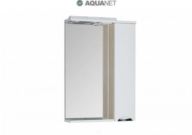  Зеркало Aquanet Гретта 60 светлый дуб фасад белый 173985	