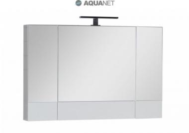  Зеркальный шкаф Aquanet Нота 100 белое камерино 165372	