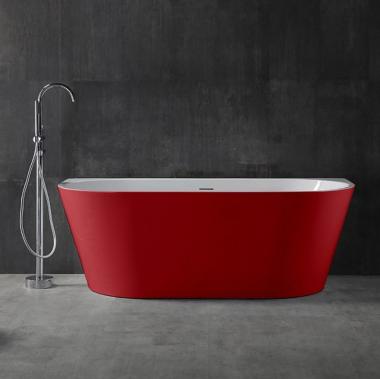 Акриловая ванна ABBER AB9216-1.7R красная	