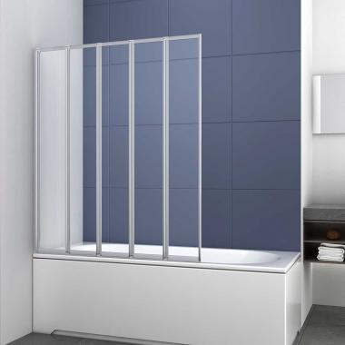 Душевая шторка на ванну VSB-32120CL, 1200*1400, хром, стекло прозрачное	