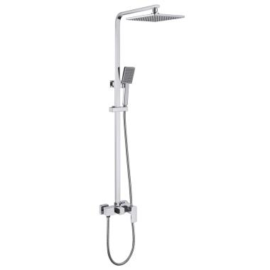 Душевая стойка ABBER Daheim AF8220 без излива, хром	
