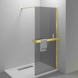 Душевая перегородка Walk-In HR VSW-4HR900CGG, 900*2000, брашированное золото, стекло тонированное