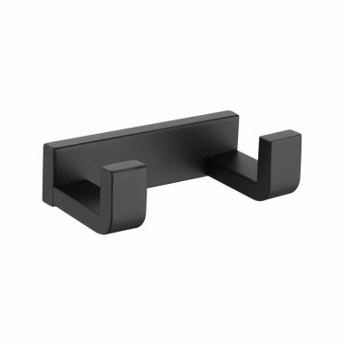 Крючок двойной ABBER Westen AA1750B черный матовый	