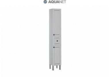  Пенал Aquanet Честер 30 белый патина серебро 182682	