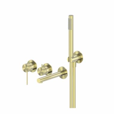 Смеситель ABBER Emotion 316 AF8830BG для ванны скрытого монтажа, золото брашированное	