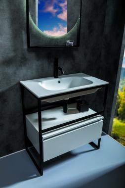Ящик под консоль LOFT 80 белый, 1 полка	