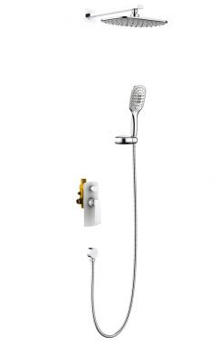 Душевая система Timo Helmi SX-4069/00-16SM скрытого монтажа, хром-белый	