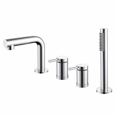 Смеситель ABBER Emotion AF8813 на борт ванны, хром	