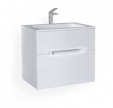 Мебель для ванной тумба Jorno Modul 65 подвесная Белая (Mоl.01.62/P/W)	
