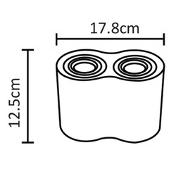 Точечный светильник Arte Lamp A5644PL-2BK A5644