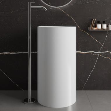 Раковина отдельностоящая ABBER Bequem AC2133 белая	