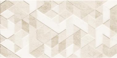 Плитка Ceramika Paradyz Эмилли бежевая структурная декор 30x60 (1,44)