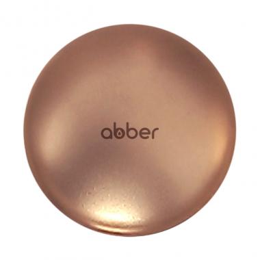 Накладка на слив для раковины ABBER AC0014MRG розовое золото матовое, керамика	
