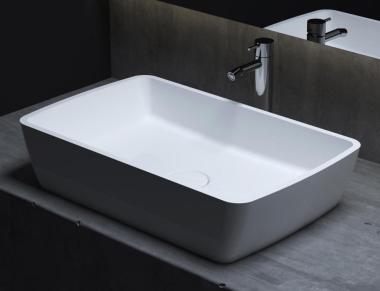  Раковина Salini Gloria S-Stone, матовый, RAL снаружи 650x400	