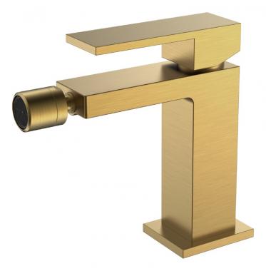 Смеситель для биде Qubic Bronze	