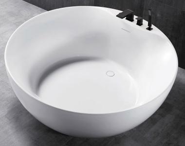Акриловая ванна ABBER AB9280 белая	