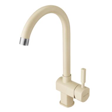 Однорычажный смеситель для кухни Акватон Лиам шампань	