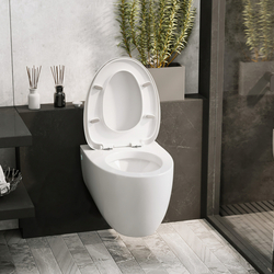 Унитаз ABBER Bequem AC1107P подвесной белый с импульсным смывом