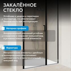 Душевая дверь ABBER Sonnenstrand AG04100BS