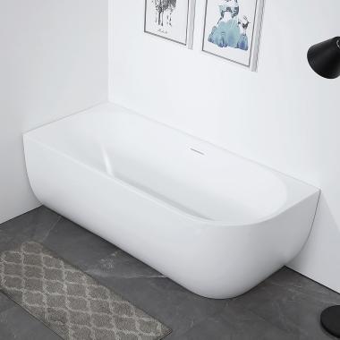 Акриловая ванна ABBER AB9315 L белая	