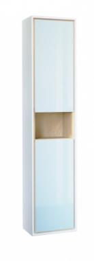  Пенал Jorno Glass 150 подвесной белый (Gla.04.150/P/W)	