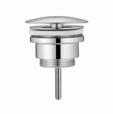 Донный клапан ABBER AF0012 без перелива, фиксированный, хром	