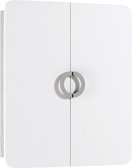  Шкаф подвесной Aqwella Аликанте навесной дуб седой Alic.04.06/Gray	