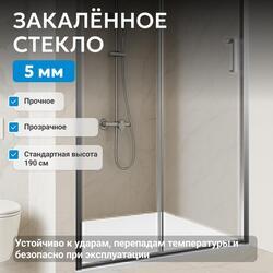 Душевая дверь ABBER Schwarzer Diamant AG301105
