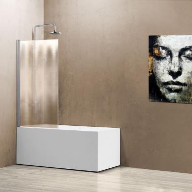 Душевая шторка на ванну VSB-11800CH, 800*1400, хром, стекло шиншилла Vincea VSB-11800CH	